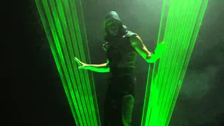 Best Laser Man Show in Singapore | Laserman / Performer = Mickael Bellemene