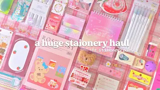 a huge stationery haul 💞 stationery pal unboxing 💜 cute and aesthetic item! 😘