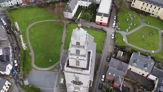 Shandon Bells & Tower St Anne's Church Cork City Ireland: Drone footage The Four Faced Liar