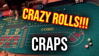 CRAPS!!! Hitting Some CRAZY Rolls!!!