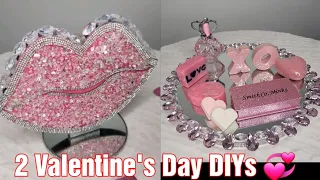 Valentines Day DIYs/ Dollar tree Valentine's Day Home Decor 2022/ #valentinesday/ #glamprincessdiy