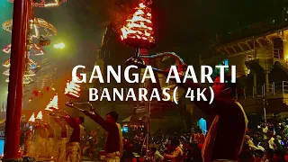 Ganga Aarti Varanasi ,India| Dashashwamedh ghat (Cinematic) 4k , Vlogging from Phone