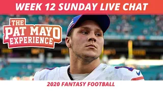 2020 Fantasy Football Week 12 Rankings Update Live — DraftKings Picks, Injuries & Viewer Chat