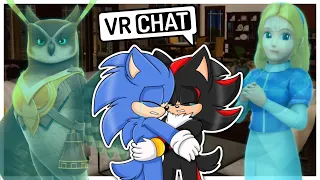 Movie Sonic Comforts Movie Shadow In VRCHAT!!