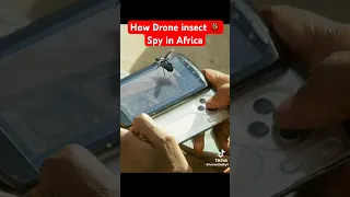 How Drone insect was CAUGHT Spying on Africa #shorts #youtubeshorts