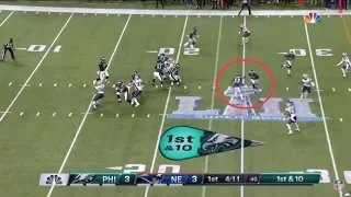 Nelson Algholor and Zach Ertz Caught High-Fiving On A Route In Super Bowl LII