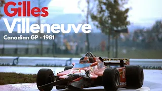 F1 | Gilles Villeneuve driving blind Canadian GP 1981