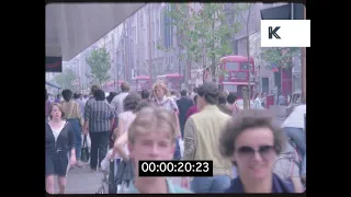 1980s Oxford Street Shopping, Summer in London from 35mm