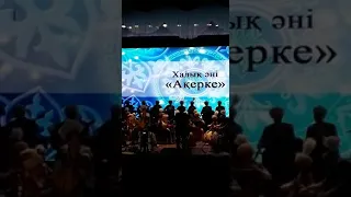 Құлжарасова Айгерім Халық әні " АҚЕРКЕ"