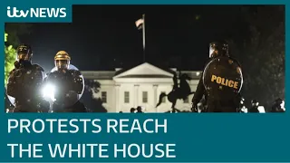 Protesters besiege White House as chaos sweeps Washington | ITV News