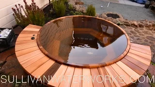 Western Red Cedar Hot Tub Construction