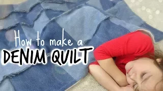 DIY Denim Quilt | Beginner Friendly & Comforting