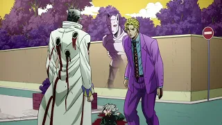 Kira almost kills Koichi and Jotaro saves Koichi