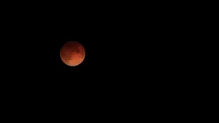 Полное лунное затмение 27 июля 2018 года за 1 минуту - Moon eclipse