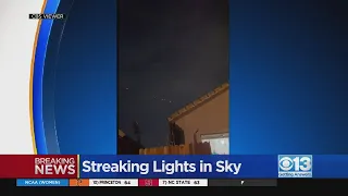 Streaks of light seen over the Sacramento region skies