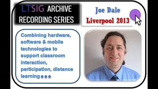 Joe Dale - IATEFL LTSIG PCE (Liverpool 2013)