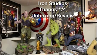 Iron Studios Thanos 1/4 Statue Unboxing and Review