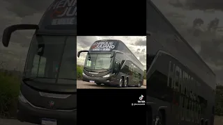 😍😍🔝🖤🖤🚍 novo ônibus G8 da dupla sertaneja Henrique& Juliano