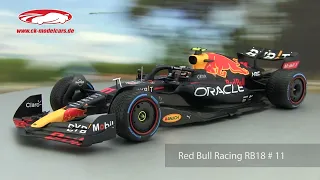 ck-modelcars-video:  Red Bull Racing RB18 # 11 Sergio Perez Winner Monaco GP 2022 1:18 Minichamps