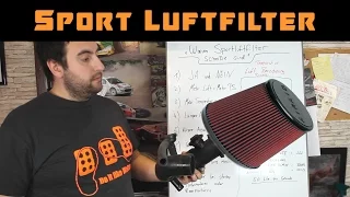 how much HP do you gain with a sports air filter - cold air intake