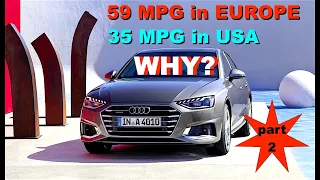 Why cars in the US get bad gas mileage - Part 2