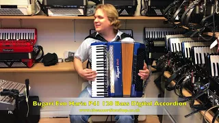 Bugari Evo Haria P41 120 Bass Digital Accordion