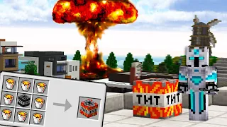 WAW! TNT BUATAN IBLIS SUPER DAHSYAT, SAMPAI DUNIA HAMPIR KIAMAT YANG PERNAH TERJADI DI MINECRAFT!