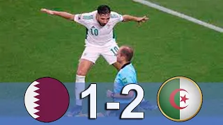 ملخص مباراة الجزائر وقطر 2-1💥◄نصف نهائى كأس العرب 2021💥◄وجنون رؤوف خليف