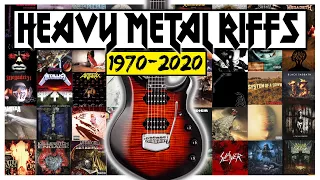 History Of Greatest Metal Guitar Riffs on a 7-String!  [1970-2020]