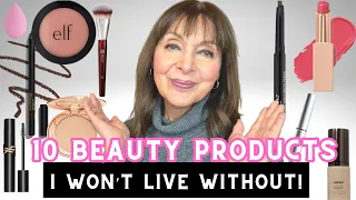 TOP 10 BEAUTY PRODUCTS I NEVER WANT TO LIVE WITHOUT OVER 60!