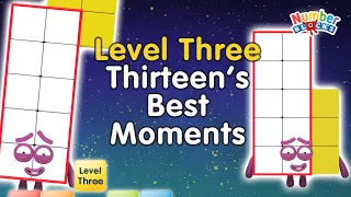 @Numberblocks- #BacktoSchool | Level Three | All the Best Thirteen Moments | Learn How to Count