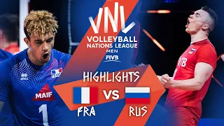 FRA vs. RUS - Highlights Week 3 | Men's VNL 2021