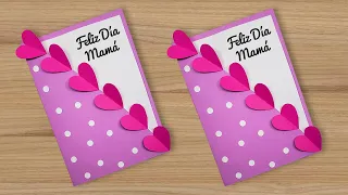💜💜TARJETA HECHA A MANO PARA EL DÍA DE LA MUJER/MADRE 😍 Especial día de la madre😍 Women's Day Card 💜