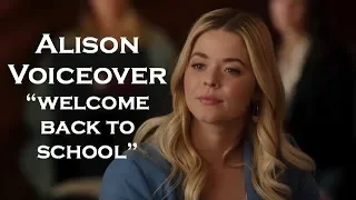 the perfectionists voiceover | alison "welcome back to school"