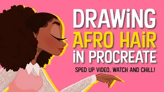 Drawing Afro Hair in Procreate