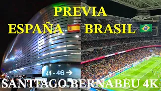 🏟️ [4K] Ingresando al SANTIAGO BERNABÉU Tercer Anfiteatro, Amistoso España vs Brasil | MARZO 2024 ⚽️