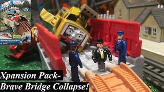 Thomas & Friends Toy Train Expansion Set-Trackmaster Brave Bridge Collapse Xpansion  Bridge!