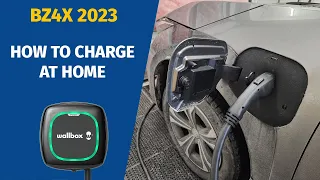 How to charge your EV at home  -  2023 Toyota BZ4X XLE AWD