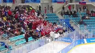 Россия-Словакия.Пхёнчан.Олимпиада2018.Pyeongchang.Russia. Первый период 2:2