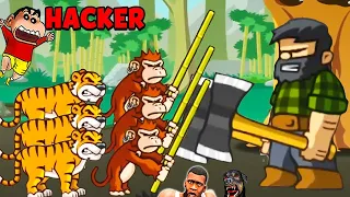 SHINCHAN NOOB vs PRO vs HACKER in LUMBER WHACK with SHINCHAN & CHOP | DREAM SQUAD