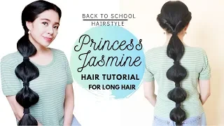 Princess Jasmine Hair Tutorial ( Inspired) From Aladdin -Easy Back To School Hairstyle beautyklove