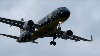 Euro wings (BVB FanAirbus Livery) landing at BHX airport | plane spotting at Birmingham airport