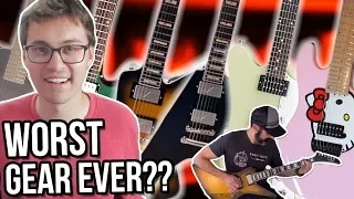 Massive Guitar GIVEAWAY, New Epiphone Prophecy Series Tease & WORST Gear Ever?? || ASKgufish