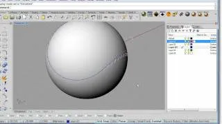 Array Along Curve on Surface with Rhino 5.0