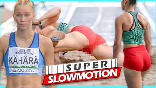 [Super SlowMotion] Women Triple Jump U23 European Championship 2023 - part 1