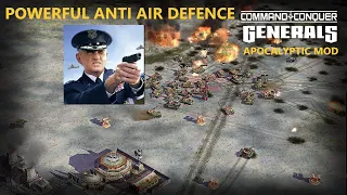 SUPER ANTI AIR DEFENCE! Command & Conquer TM Generals Zero Hour 2023 Apocalyptic mod.