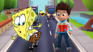 РАЙДЕР EXE - Щенячий Патруль или СУПЕР ГУБКА БОБ - SPONGEBOB Кто быстрее #2