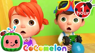 Toy Balloon Car Race |  Karaoke Nursery Rhymes & Kids Songs - CoComelon