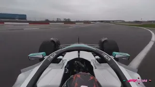 F1 2022 George Russell Mercedes W13 Shakedown