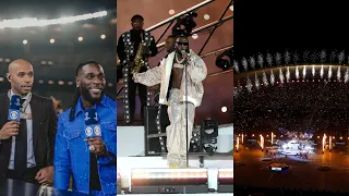 Burna Boy Makes History - First African Artist To Perform At The UEFA CHAMPIONS LEAGUE FINAL